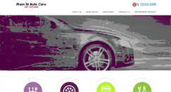 Desktop Screenshot of mainstautocare.com