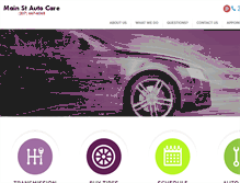 Tablet Screenshot of mainstautocare.com